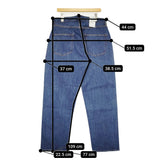 CIOTA 新品 本藍スビンコットン13.5ozストレートデニム サイズ35 定価35200円 デニムパンツ ブルー メンズ シオタ【中古】5-0523G♪