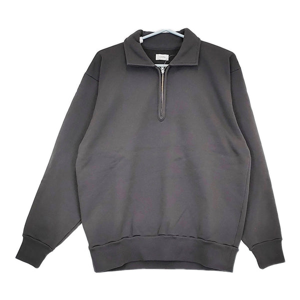 CIOTA 新品 ハーフジッププルオーバースウェットシャツ サイズ4 CSLM-146 定価39600円 スウェット グレー メンズ シオタ【中古】5-0523M♪