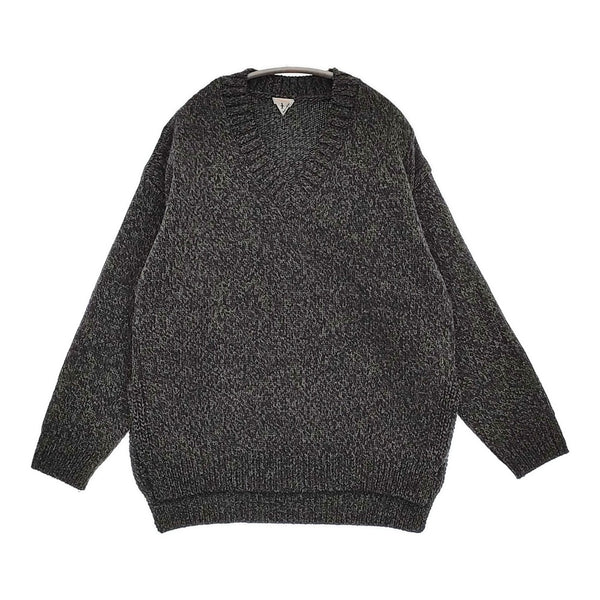 FilMelange 新品 FIONA ミックスヤーンウールニット 1 定価46200円 セーター ネイビー グリーン レディース フィルメランジェ【中古】5-0912T♪#