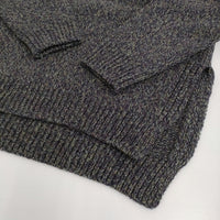 FilMelange 新品 FIONA ミックスヤーンウールニット 1 定価46200円 セーター ネイビー グリーン レディース フィルメランジェ【中古】5-0912T♪#