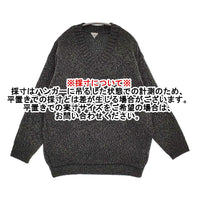 FilMelange 新品 FIONA ミックスヤーンウールニット 1 定価46200円 セーター ネイビー グリーン レディース フィルメランジェ【中古】5-0912T♪#
