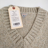 FilMelange 新品 FIONA ミックスヤーンウールニット 1 定価46200円 セーター ニット ベージュ レディース フィルメランジェ【中古】5-0912T♪