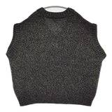 FilMelange 新品 FRED ミックスヤーンウールニット 定価35200円 Vネック ベスト ネイビー グリーン レディース フィルメランジェ【中古】5-0912T♪