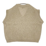 FilMelange 新品 FRED ミックスヤーンウールニット 定価35200円 Vネック ベスト ベージュ レディース フィルメランジェ【中古】5-0912T♪