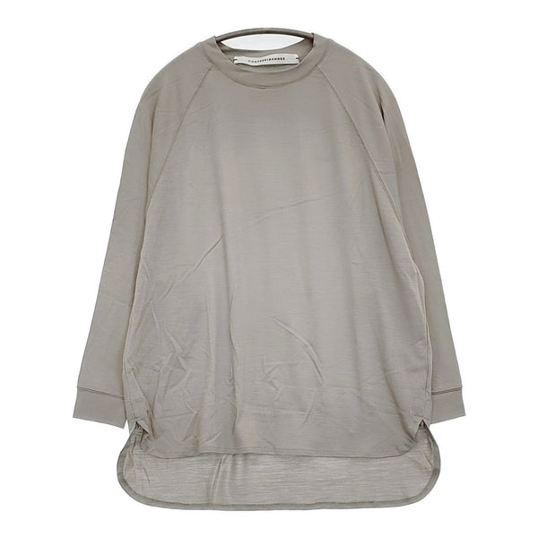 COGTHEBIGSMOKE 新品 ADDISON BASEBALL TOP 定価28600円 ウール カットソー グレージュ レディース コグ ザ ビッグスモーク【中古】5-0912T♪