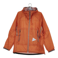 and wander 新品 3L UL rainjacket レインジャケット サイズL 定価52800円 ナイロン ブルゾン オレンジ メンズ アンドワンダー【中古】5-0523M♪