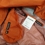 and wander 新品 3L UL rainjacket レインジャケット サイズL 定価52800円 ナイロン ブルゾン オレンジ メンズ アンドワンダー【中古】5-0523M♪