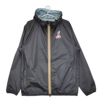 BRU NA BOINNE 新品 K-WAY フラワーアフターレインパーカー サイズXL 定価39600円 ブルゾン ブラック メンズ ブルーナボイン【中古】5-0523M♪