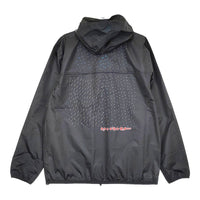 BRU NA BOINNE 新品 K-WAY フラワーアフターレインパーカー サイズXL 定価39600円 ブルゾン ブラック メンズ ブルーナボイン【中古】5-0523M♪