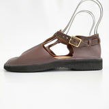 AURORA SHOES 未使用 West Indian ウェストインディアン T-Strap 6.5C 定価33000円 靴 ブラウン レディース オーロラシューズ【中古】5-0523G♪