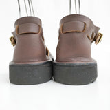 AURORA SHOES 未使用 West Indian ウェストインディアン T-Strap 6.5C 定価33000円 靴 ブラウン レディース オーロラシューズ【中古】5-0523G♪