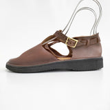 AURORA SHOES 新品 West Indian ウェストインディアン T-Strap 6C 定価33000円 靴 ブラウン レディース オーロラシューズ【中古】5-0523G♪