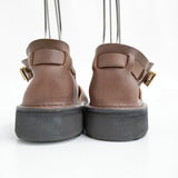 AURORA SHOES 新品 West Indian ウェストインディアン T-Strap 6C 定価33000円 靴 ブラウン レディース オーロラシューズ【中古】5-0523G♪