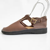 AURORA SHOES 新品 West Indian ウェストインディアン T-Strap 5.5C 定価33000円 靴 ブラウン レディース オーロラシューズ【中古】5-0523G♪
