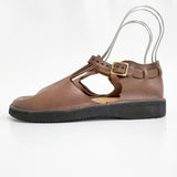 AURORA SHOES 新品 West Indian ウェストインディアン T-Strap 7C 定価33000円 靴 ブラウン レディース オーロラシューズ【中古】5-0523G♪