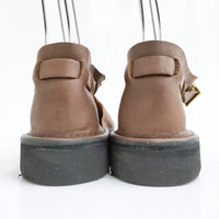 AURORA SHOES 新品 West Indian ウェストインディアン T-Strap 7C 定価33000円 靴 ブラウン レディース オーロラシューズ【中古】5-0523G♪