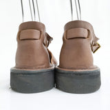 AURORA SHOES 新品 West Indian ウェストインディアン T-Strap 7C 定価33000円 靴 ブラウン レディース オーロラシューズ【中古】5-0523G♪