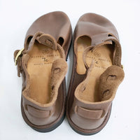 AURORA SHOES 新品 West Indian ウェストインディアン T-Strap 7C 定価33000円 靴 ブラウン レディース オーロラシューズ【中古】5-0523G♪
