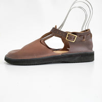 AURORA SHOES 新品 West Indian ウェストインディアン T-Strap 7C 定価33000円 靴 ブラウン レディース オーロラシューズ【中古】5-0523G♪