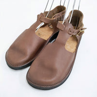 AURORA SHOES 未使用 West Indian ウェストインディアン T-Strap 7.5C 定価33000円 靴 ブラウン レディース オーロラシューズ【中古】5-0523G♪