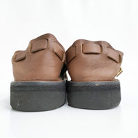 AURORA SHOES 未使用 Middle English ミドルイングリッシュ 5D 定価37400円 シューズ・靴 ブラウン レディース オーロラシューズ【中古】5-0523G♪