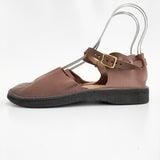 AURORA SHOES 未使用 Chinese Mary Jane チャイニーズメリージェーン 定価33000円 7C 靴 ブラウン レディース オーロラシューズ【中古】5-0523G♪