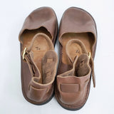 AURORA SHOES 未使用 Chinese Mary Jane チャイニーズメリージェーン 定価33000円 7C 靴 ブラウン レディース オーロラシューズ【中古】5-0523G♪