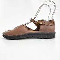 AURORA SHOES 未使用 Chinese Mary Jane チャイニーズメリージェーン 定価33000円 7C 靴 ブラウン レディース オーロラシューズ【中古】5-0523G♪