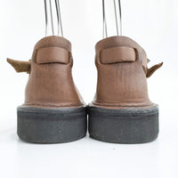 AURORA SHOES 未使用 Chinese Mary Jane チャイニーズメリージェーン 定価33000円 7C 靴 ブラウン レディース オーロラシューズ【中古】5-0523G♪