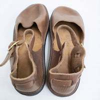 AURORA SHOES 未使用 Chinese Mary Jane チャイニーズメリージェーン 定価33000円 7C 靴 ブラウン レディース オーロラシューズ【中古】5-0523G♪