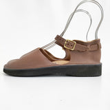 AURORA SHOES 新品 Chinese Mary Jane チャイニーズメリージェーン 定価33000円 6C 靴 ブラウン レディース オーロラシューズ【中古】5-0523G♪