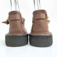 AURORA SHOES 新品 Chinese Mary Jane  チャイニーズメリージェーン 定価33000円 6C 靴 ブラウン レディース オーロラシューズ【中古】5-0523G♪