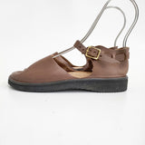 AURORA SHOES 未使用 Chinese Mary Jane チャイニーズメリージェーン 定33000円 5.5C 靴 ブラウン レディース オーロラシューズ【中古】5-0523G♪
