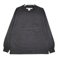 EEL 新品 CAMPER LS E-21564 ポケット付き 定価12650円 サイズM 長袖Ｔシャツ カットソー ロンＴ ブラック メンズ イール【中古】5-0523M♪