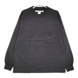 EEL 新品 CAMPER LS E-21564 ポケット付き 定価12650円 サイズM 長袖Ｔシャツ カットソー ロンＴ ブラック メンズ イール【中古】5-0523M♪