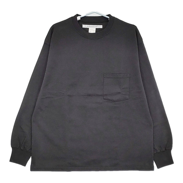 EEL 新品 CAMPER LS E-21564 ポケット付き 定価12650円 サイズM 長袖Ｔシャツ カットソー ロンＴ ブラック メンズ イール【中古】5-0523M♪