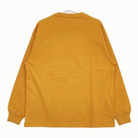 EEL 新品 CAMPER LS E-21564 ポケット付き 定価12650円 サイズL 長袖Ｔシャツ カットソー ロンＴ オレンジ メンズ イール【中古】5-0523M♪