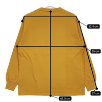 EEL 新品 CAMPER LS E-21564 ポケット付き 定価12650円 サイズS 長袖Ｔシャツ カットソー ロンＴ オレンジ メンズ イール【中古】5-0523M♪