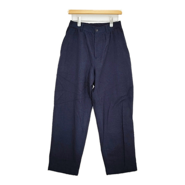EEL 新品 SUN PANTS サンパンツ E-24265B 定価38500円 サイズM コットンウール イージー パンツ ネイビー メンズ イール【中古】5-0912T♪
