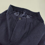 EEL 新品 SUN PANTS サンパンツ E-24265B 定価38500円 サイズM コットンウール イージー パンツ ネイビー メンズ イール【中古】5-0912T♪