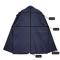 EEL 新品 BAKERY JACKET ベーカリージャケット E-24167 定価53350円 サイズL テーラードジャケット ネイビー メンズ イール【中古】5-0912T♪