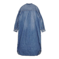 SLOBE IENA LE DENIM ロングワンピース デニム 加工 ワンピース ブルー レディース スローブイエナ【中古】5-0827M∞