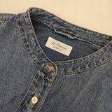 SLOBE IENA LE DENIM ロングワンピース デニム 加工 ワンピース ブルー レディース スローブイエナ【中古】5-0827M∞