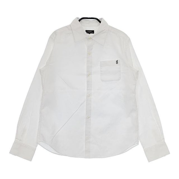green label relaxing オックスシャツ 160サイズ 3861-199-0276 長袖シャツ ホワイト レディース グリーンレーベルリラクシング【中古】5-0803M∞