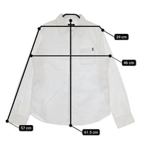 green label relaxing オックスシャツ 160サイズ 3861-199-0276 長袖シャツ ホワイト レディース グリーンレーベルリラクシング【中古】5-0803M∞