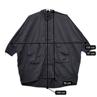 BEAUTY&YOUTH UNITED ARROWS コーデュラナイロンポンチョコート コート ブラック メンズ ビューティアンドユース【中古】5-0803M∞
