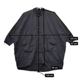 BEAUTY&YOUTH UNITED ARROWS コーデュラナイロンポンチョコート コート ブラック メンズ ビューティアンドユース【中古】5-0803M∞