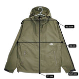 THE NORTH FACE コンパクトジャケット NP71830 ナイロン ブルゾン カーキ メンズ ザノースフェイス【中古】5-0705M∞