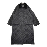 Barbour NEW BURGHLEY QUILT ニューバレーキルティングコート 2102378 ナイロン 中綿 コート ブラック レディース バブアー【中古】5-0814A∞