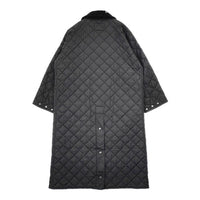 Barbour NEW BURGHLEY QUILT ニューバレーキルティングコート 2102378 ナイロン 中綿 コート ブラック レディース バブアー【中古】5-0814A∞